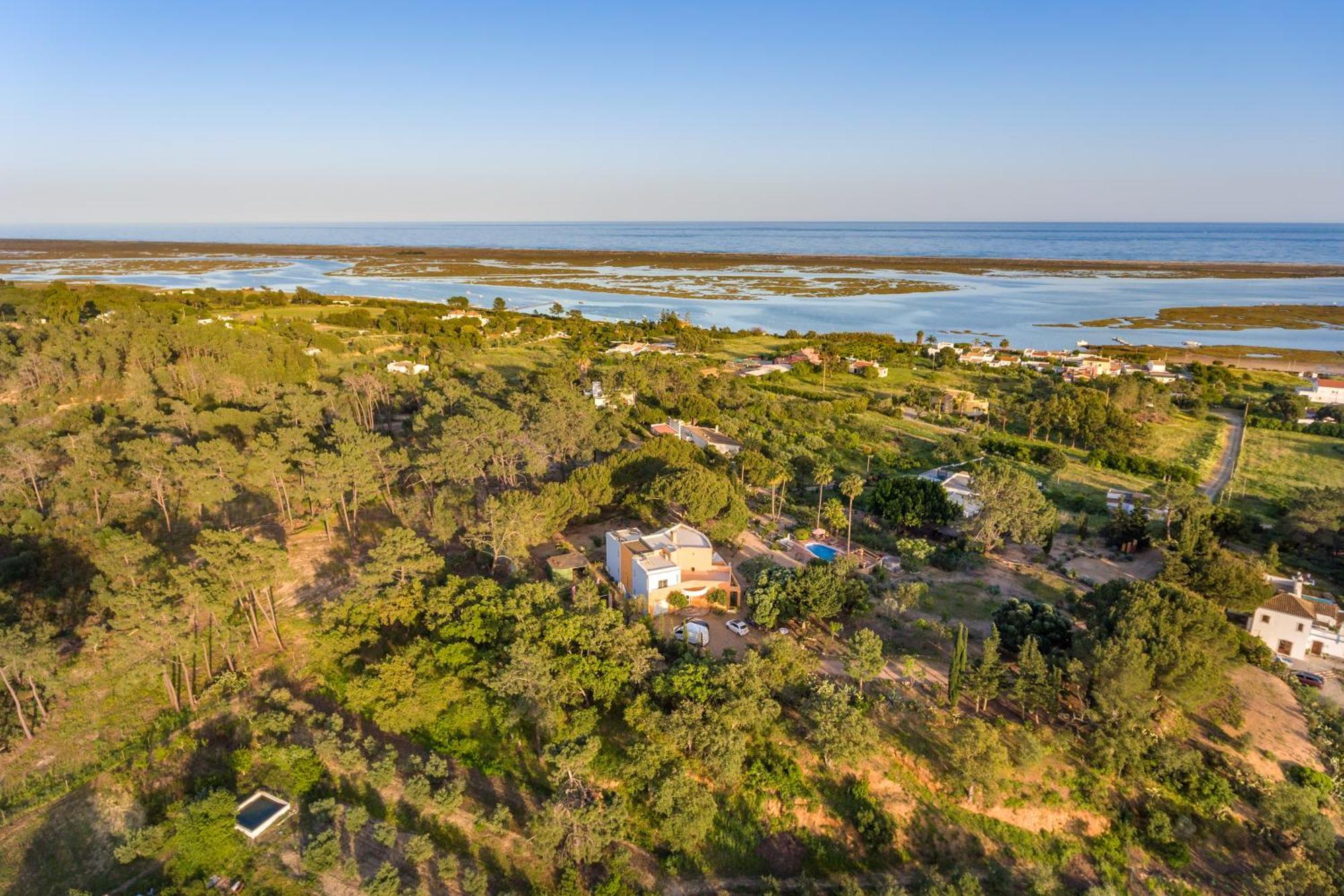 Meia Lua - Your Private Artsy Paradise Overlooking The Ria Formosa With Pool And Sea Views Near Barril Beach, Tavira Luz de Tavira Exterior foto